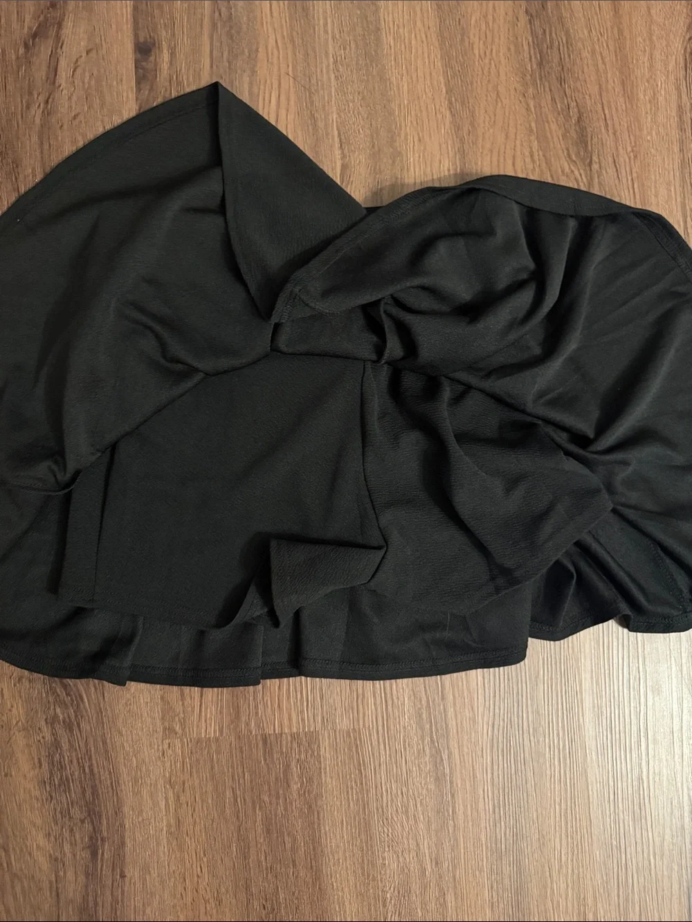 Women's Black Skater Skirt with Comfortable Waistband & attached shorts